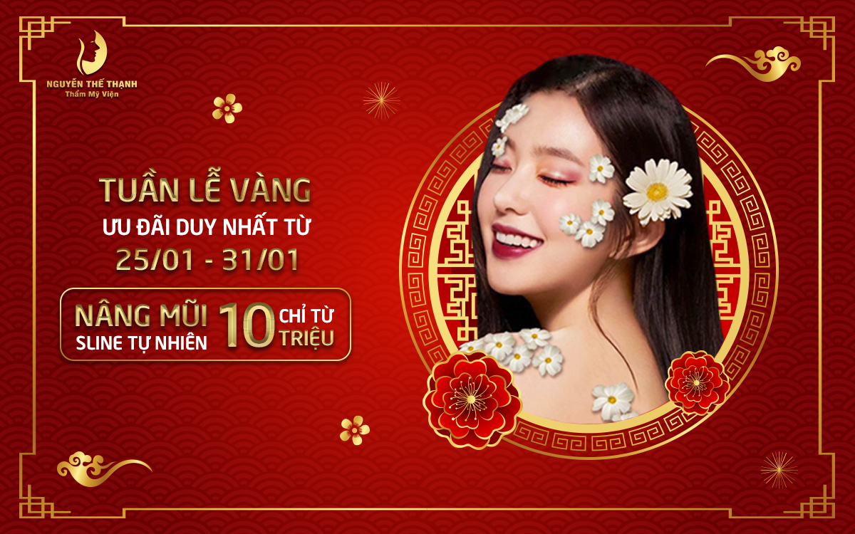 ƯU ĐÃI NÂNG MŨI CỰC SỐC GIẢM HƠN 50% - DUY NHẤT TUẦN LỄ VÀNG